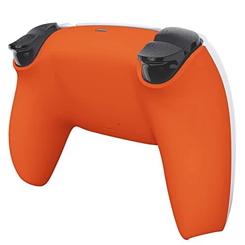 PS5 Orange Soft Touch Bottom Shell Kit: Customize Your Controller!