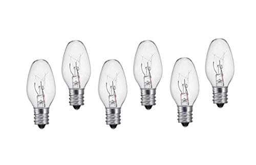 Radiant Glow: 6-Pack Non-Flickering Night Light Bulbs