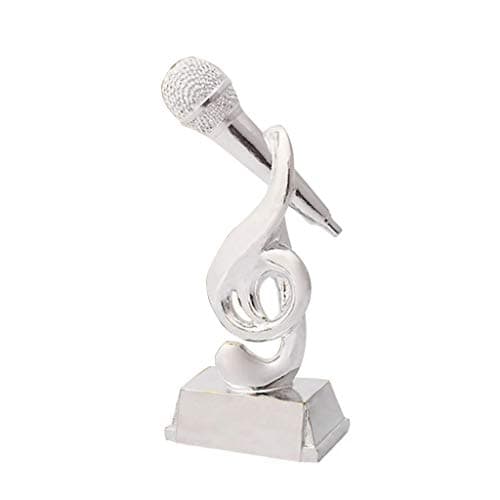 Melodic Melodies Resin Trophy: Celebrate Singing Success