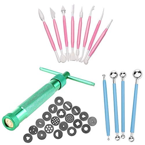 Craft Bliss: Stainless Steel Clay & Fondant Kit - 32 Sculpting Tools