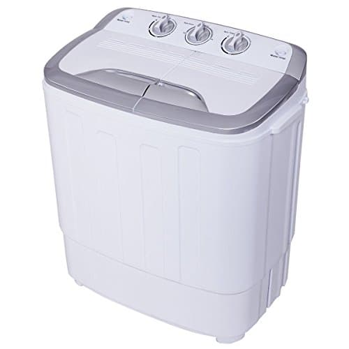 Compact Energy-Saving Washer-Dryer: Twin Tub, Separate Timer Control
