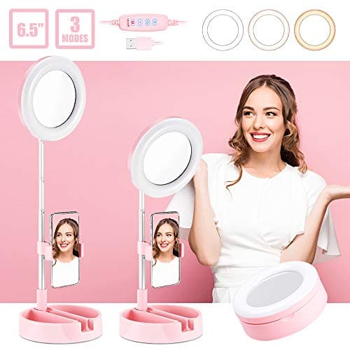 Aluocyi Foldable Ring Light: On-The-Go Creator's Must-Have!