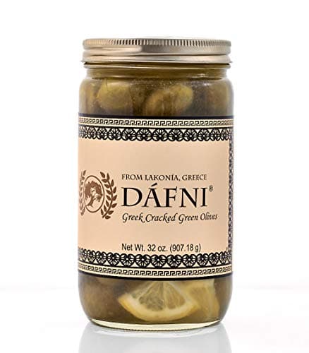 Mediterranean Delights: DÁFNI's Cracked Green Olives