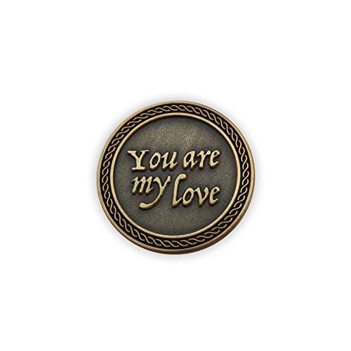 Love's Golden Reminder Coin: Carry Your Love Everywhere!