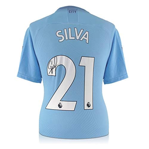 The Ultimate David Silva Signed Man City Jersey Collection