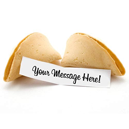 Personalized Vegan Fortune Cookies: Fast Shipping, Guaranteed Freshness - Handcrafted Custom Messages - Made with Love and Care!