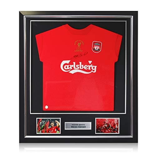 Steven Gerrard Signed 2005 Liverpool Jersey - Deluxe Edition