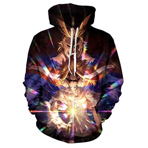 Chenma Men's 3D Anime Sweatshirt: Size Up for Epic Style & Comfort