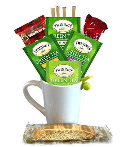 Green Tea Bliss: Premium Tea Gift Set with Honey Straws
