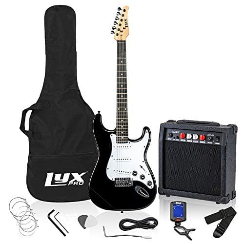 Galactic Soundwaves Electric Guitar Kit: Complete Set with 20W Amp - Ideal for Learning and Jamming!