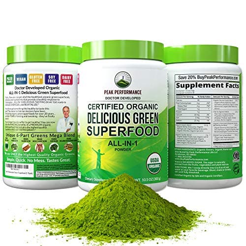 Peak Performance Grass Juice Extract: Doctor Recommended Pure Greens