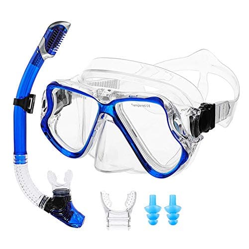 **CrystalClear Elite Snorkel Set: Fog-Free Vision & Easy Breathing**