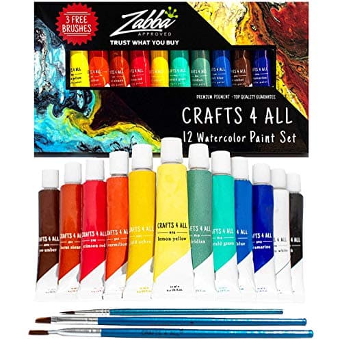 Crafts 4 ALL Watercolor Master Set: Ultimate Color Variety