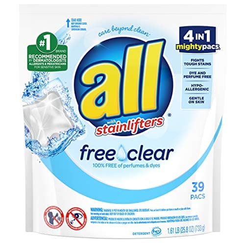 all Free Clear Mighty Pacs: Dermatologist-Approved Laundry Power