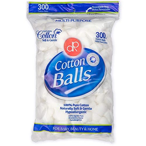 MarvelSoft Mini Cotton Balls: 300-Pack - Soft, Gentle, Versatile