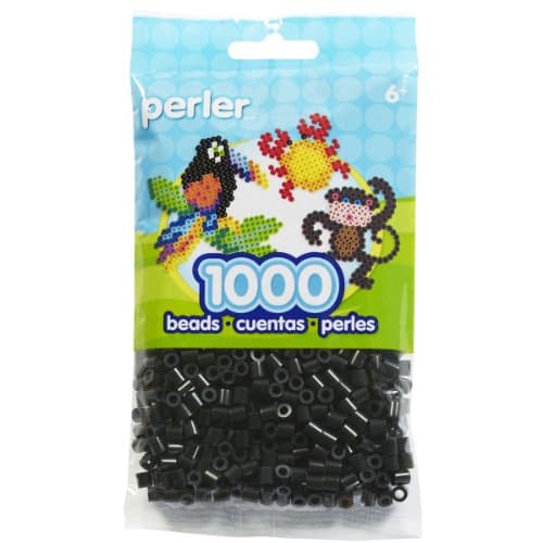 Creative Fuel: 1000 Black Perler Beads for Kids' Artistic Adventures!