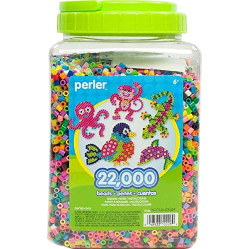 Rainbow Crafters' Mega Set: 22K Perler Beads for Endless Fun!
